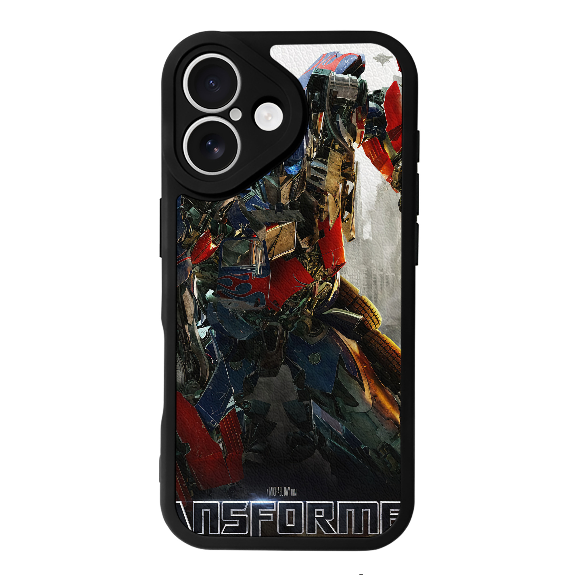 （画像用） Transformers トランスフォーマー 【iPhone 16シリーズ対応】シリコンスマホケース（レザー調） 材質：シリコン